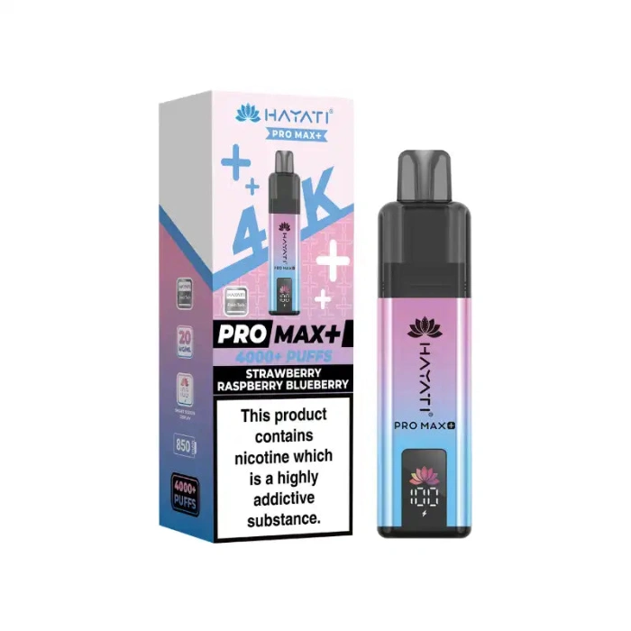 Strawberry Raspberry Blueberry Hayati Pro Max Plus 4K Prefilled Pod Kit